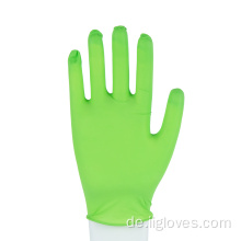 Schönheitssalon Custom Pulver Free Green Nitril Handschuhe